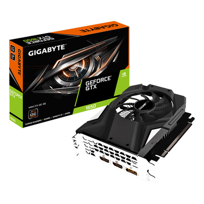 GIGABYTE NVIDIA GeForce GTX1650 गेमिंग ग्राफिक्स कार्ड मिनी ITX OC 4G